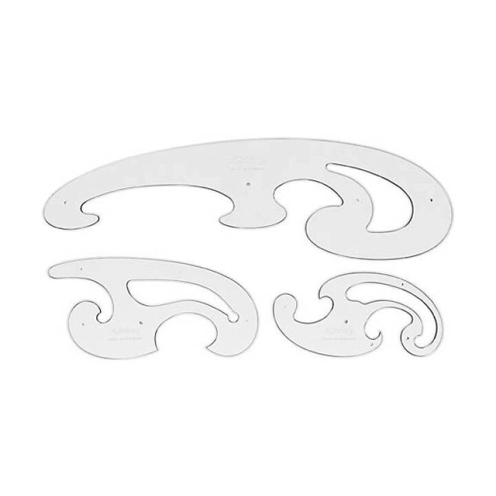 Burmester Kurven 3-teilig glasklar