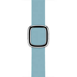 APPLE Apple Watch 38 mm Lederarmband Blue (Grösse L)