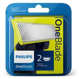 PHILIPS Ersatzklingen für Herrenrasierer OneBlade QP220/50 (2 Stück)