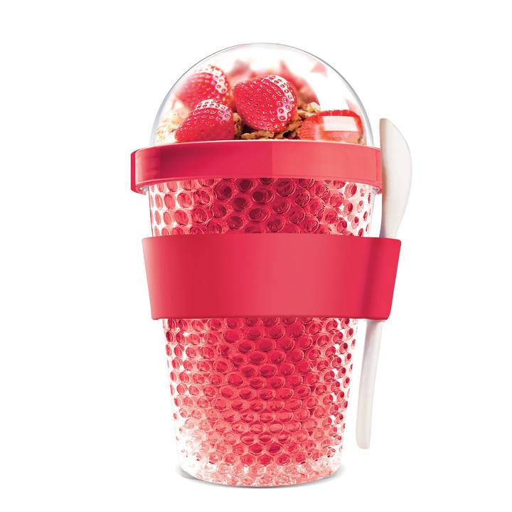 Joghurtbehälter Chill Yo 2 Go 390 ml Rot Joghurtbehälter Chill Yo 2 Go 390 ml Rot