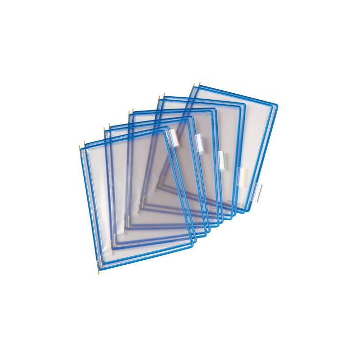 Sichtmappe (Blau, Transparent, A4, 10 Stück)