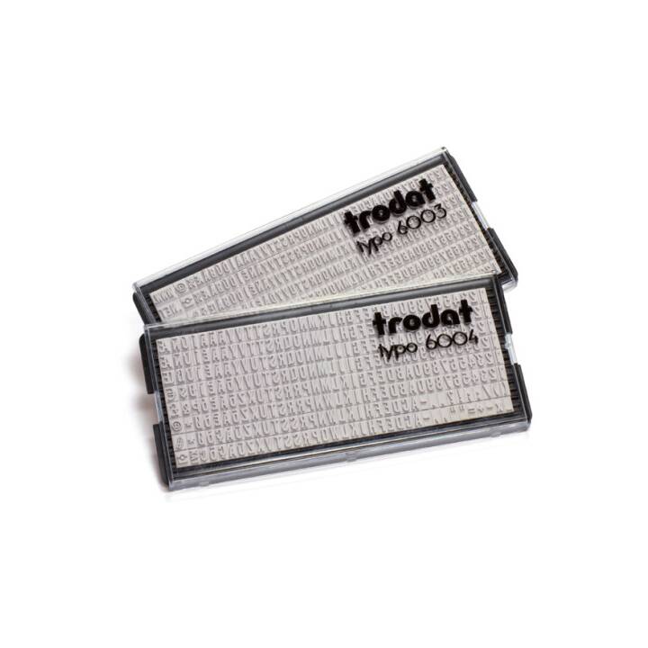 Buchstaben Typo 1 Satz 4mm