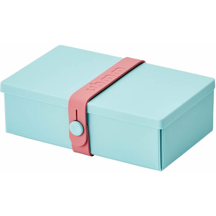 Lunchbox No1 Mint mit Pink-Strap