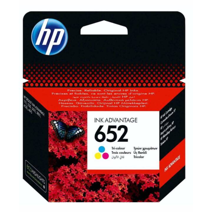 Image result for Hp Cartouches D'encres HP 652 - Multicolore