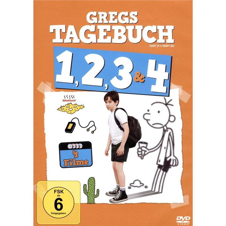 Gregs Tagebuch 1-4 (DE, EN)