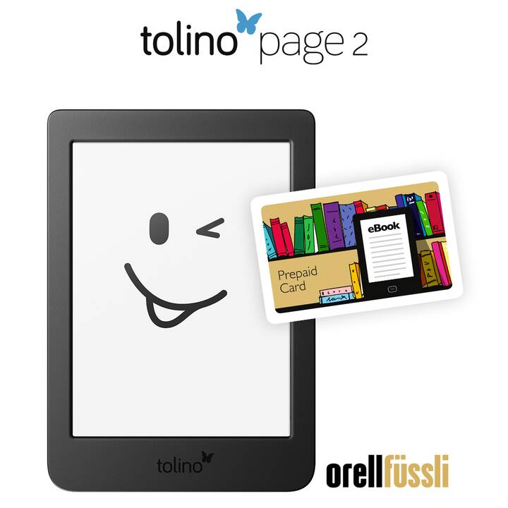 Page 2 inkl. CHF 20.- eBook-Guthaben (6", Schwarz, WLAN 802.11g, WLAN 802.11n, WLAN 802.11b, 8 GB, Family Sharing)