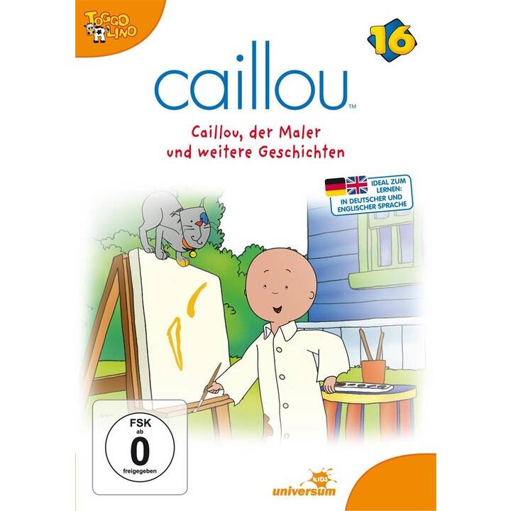 Caillou 16 - Caillou der Maler und weitere Geschichten (DE, EN)