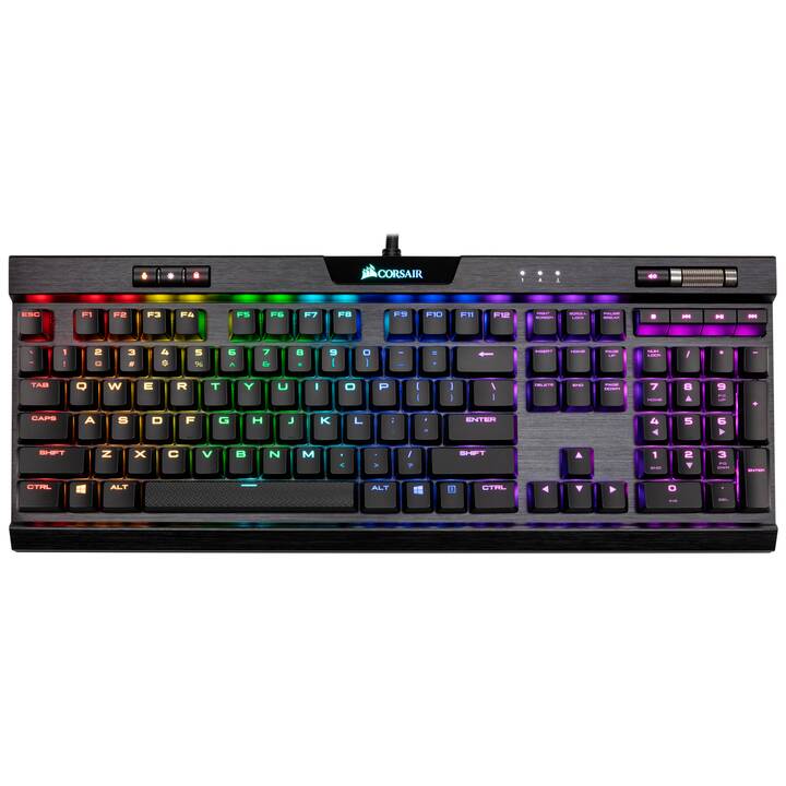 K70 RGB Mk.2 (USB, Schweiz, Kabel, Cherry MX Low Profile Speed)