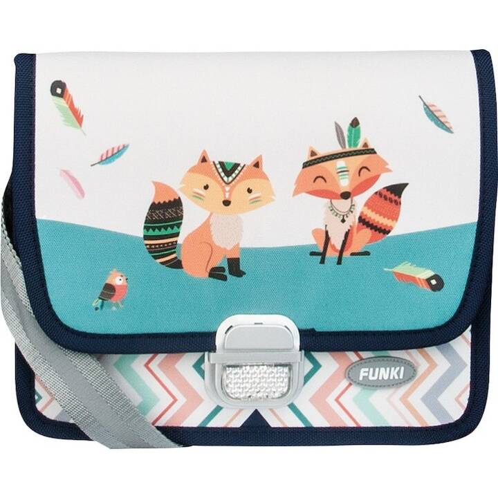 Kindergartentasche Indian Foxes (3.5 l, Mehrfarbig)