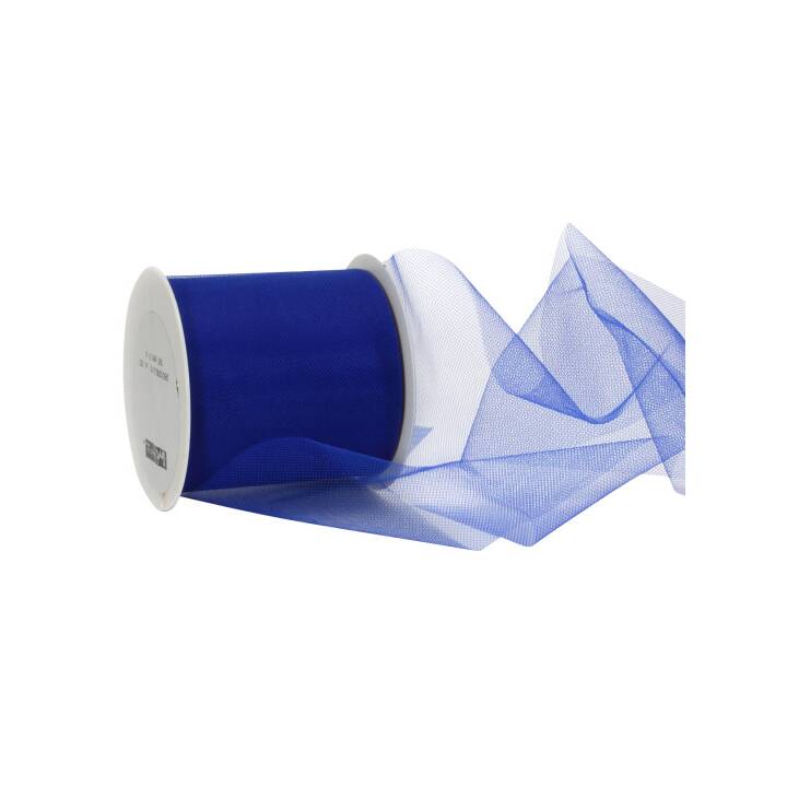 Band Tüll 10cmx50m blau