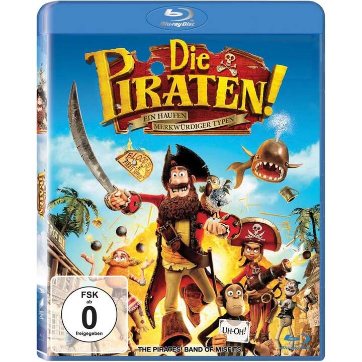 Die Piraten - Ein Haufen merkwürdiger Typen (DA, NO, DE, FI, SV, TR, EN)