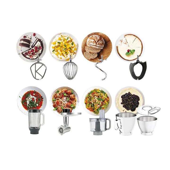 KENWOOD Titanium Chef Baker XL KVL85.594SI (7 l, 5 l) Interdiscount