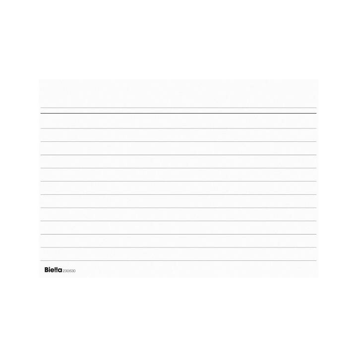 Karteikarten (A4, Weiss, Liniert, 100 Stück)