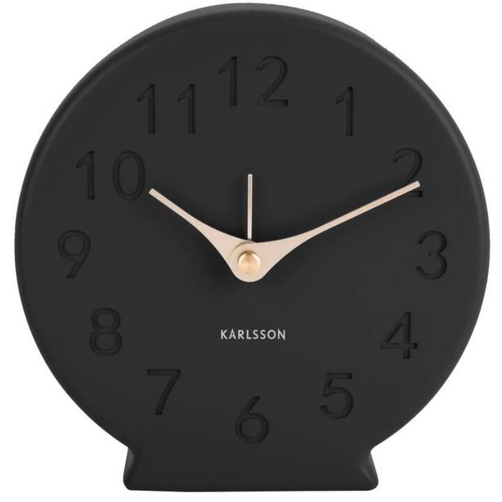 Klassischer Wecker Sole (Schwarz)
