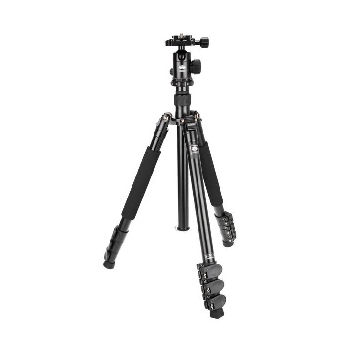 ET-1004 + E-10 Easy Traveler Dreibeinstativ (Aluminium) mit Kugelkopf