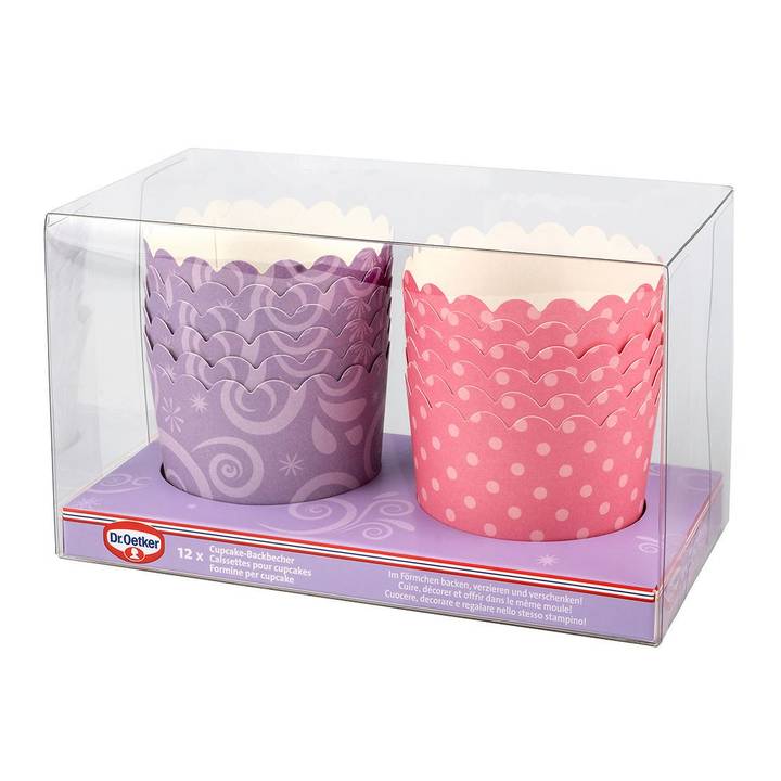 Dr. Oetker Decorative Cardboard Cupcake Liners 12 Pieces