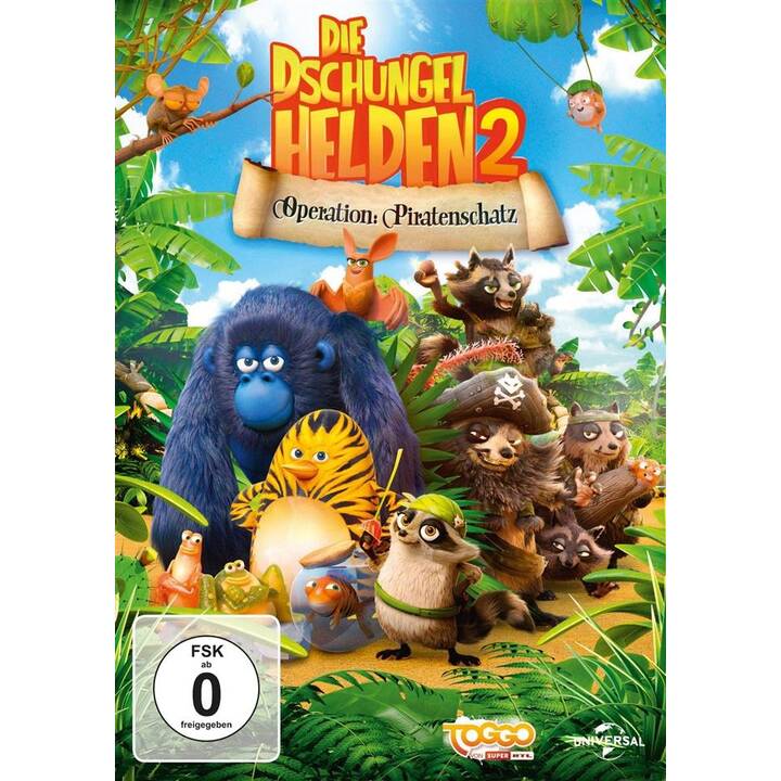 Die Dschungelhelden 2 - Operation: Piratenschatz (DE, EN, FR, NL)