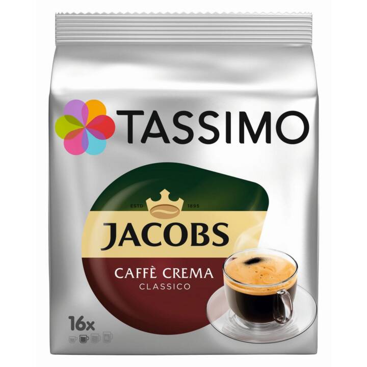 Kaffeekapseln Caffè Crema Classico Jacobs (16 Stück)