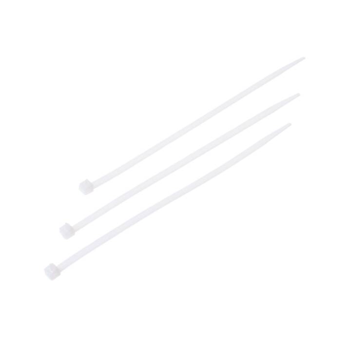 VR-TECHNICS Kabelbinder Transparent 200 mm x 4.8 mm