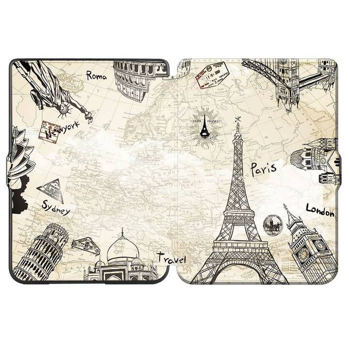 EG MTT Hülle für Amazon Kindle paperwhite 6" (2019) - Karte