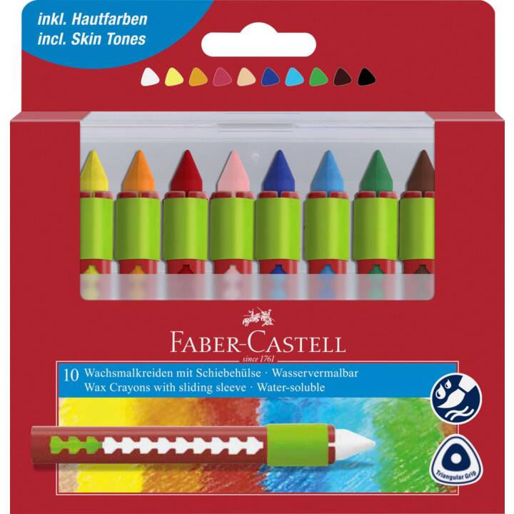 FARBER-CASTELL Wachsmalkreide (Mehrfarbig)