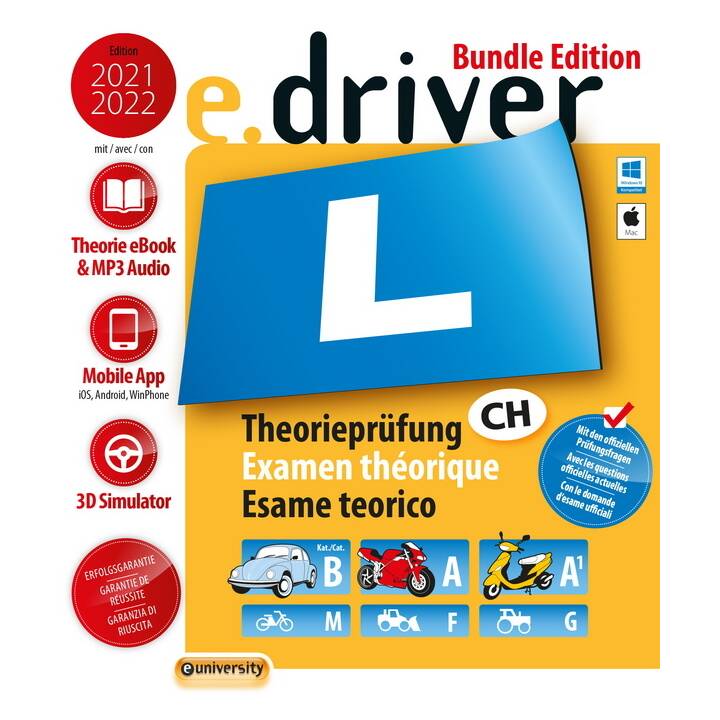 e.driver 2021/2022 Bundle Edition (Vollversion, Deutsch, Französisch, Italienisch)