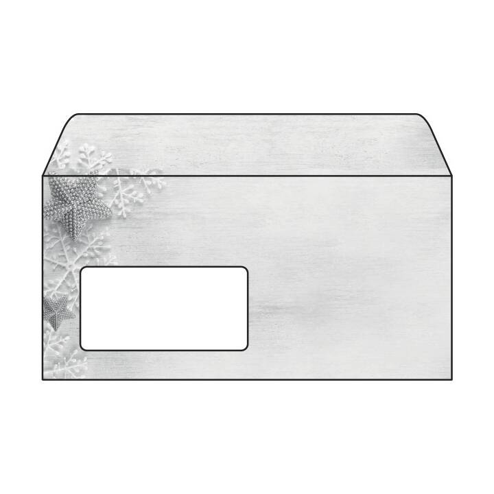 Frozen Stars 11 x 22 cm Fenster links - 50