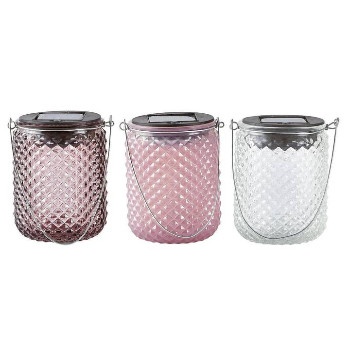 Teelichthalter (6 Stück, Rosa, Weiss) Teelichthalter (6 Stück, Rosa, Weiss)