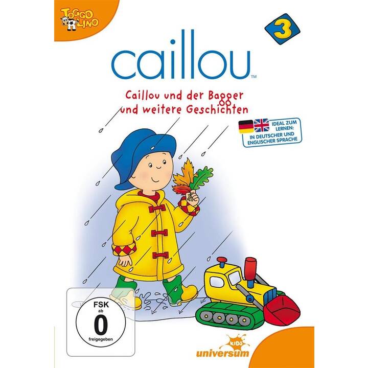 Caillou 3 - Und der Bagger & weitere Geschichten (DE, EN)