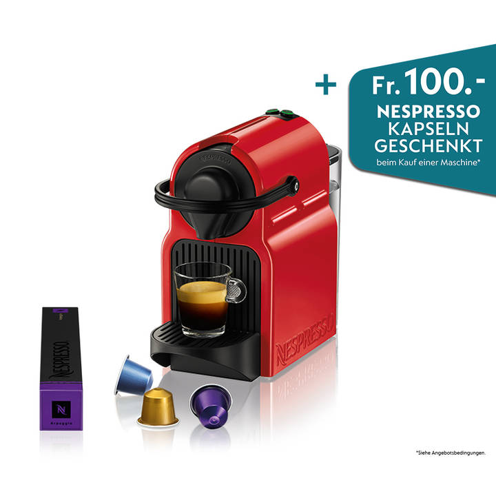 KRUPS Nespresso Inissia Rot Interdiscount