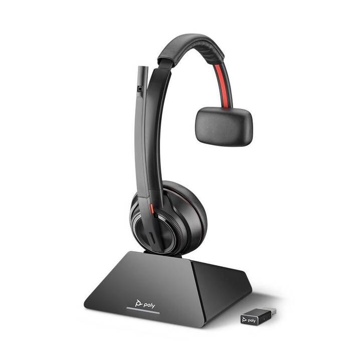 Savi 8210 UC (On-Ear, Bluetooth 4.2, DECT, Schwarz)