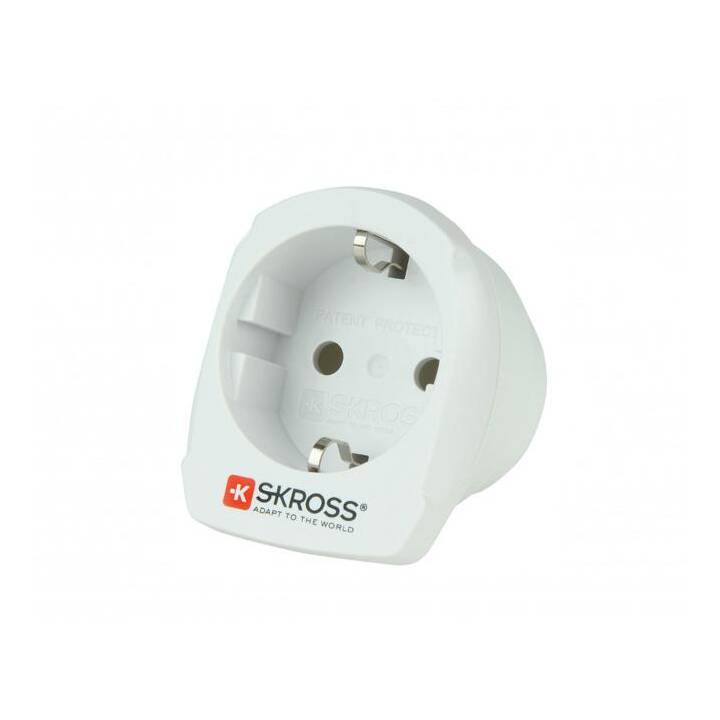 Country Adapter Europe to USA White