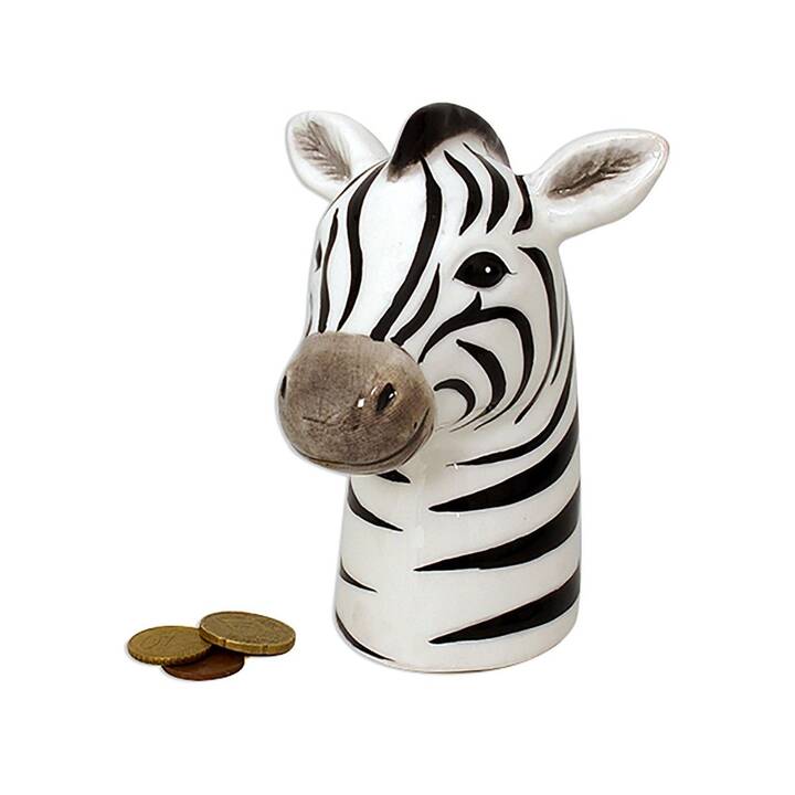 Sparbüchse Zebra (Weiss, Schwarz)