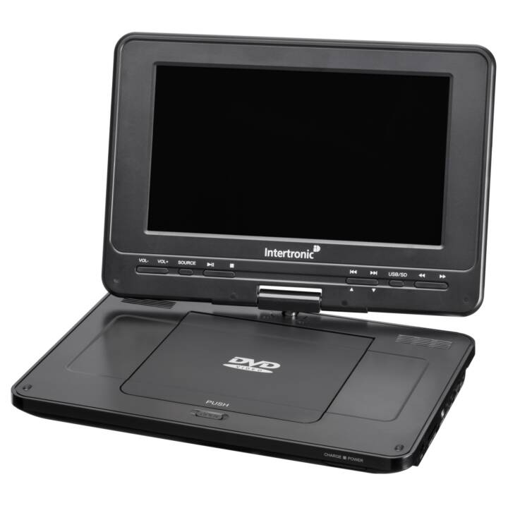 INTERTRONIC Portabler DVDPlayer DVP8 9" & DVBT2TV Interdiscount