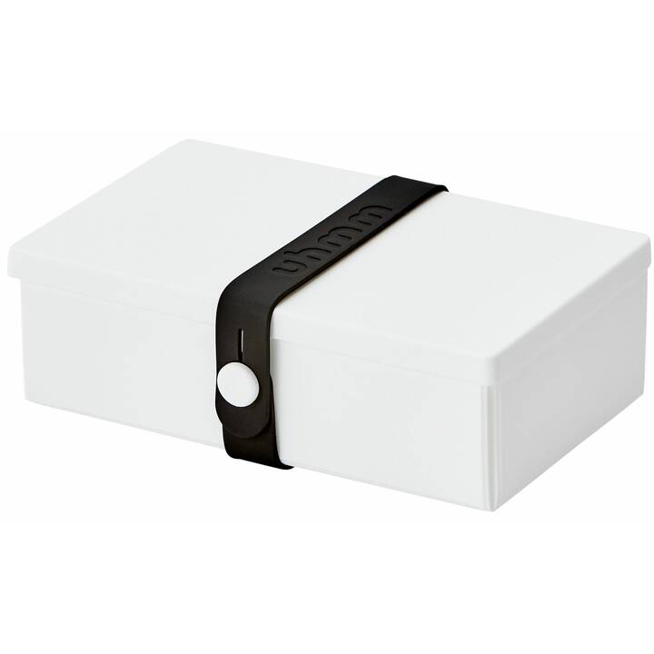 Lunchbox No1 Weiss mit Schwarz-Strap