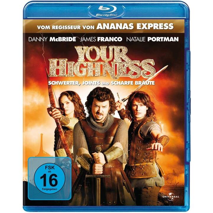 Your Highness - Schwerter, Joints und scharfe Bräute (ES, IT, JA, DE, EN, FR)