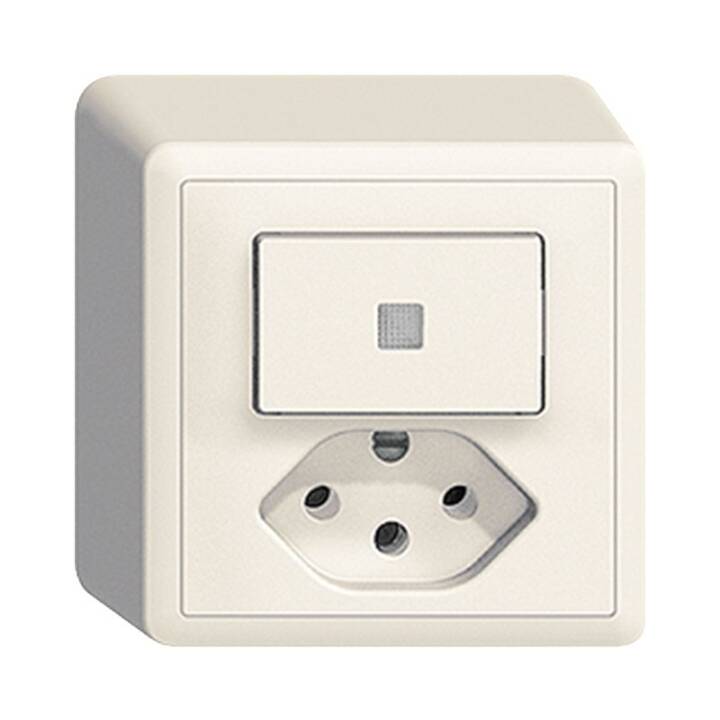 AP EDIZIOdue Schalter-Dose Kombination (10 A, 250 V)