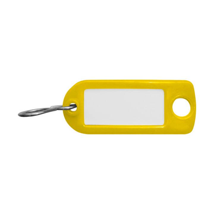 Schlüsselanhänger, Gelb, 100 Stk.