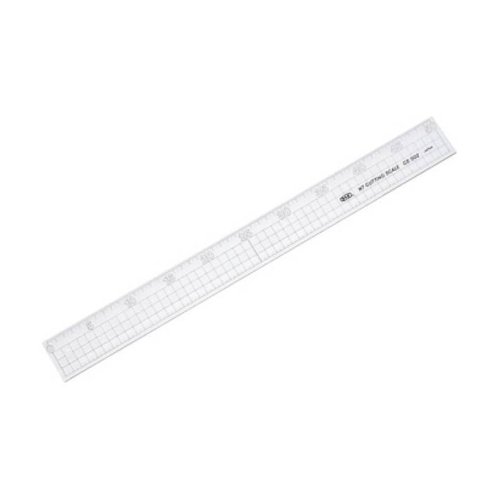 Lineal Cutting Scale (50 cm, Transparent)