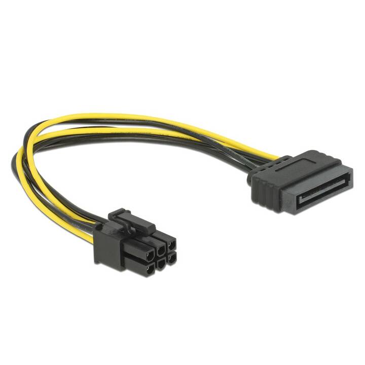 Stromanschlusskabel (PCI Express Power, SATA, 21 cm)