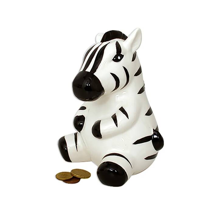 Geldkassette Zebra (Schwarz, Weiss)
