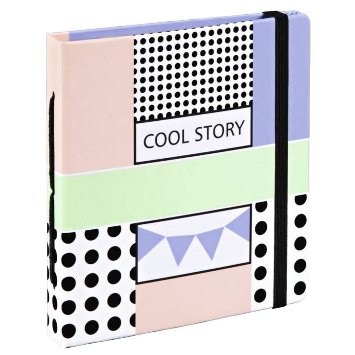 Cool Story" Fotoalbum, 11,7 x 12,7 cm, Mehrfarbig, 28 Seiten