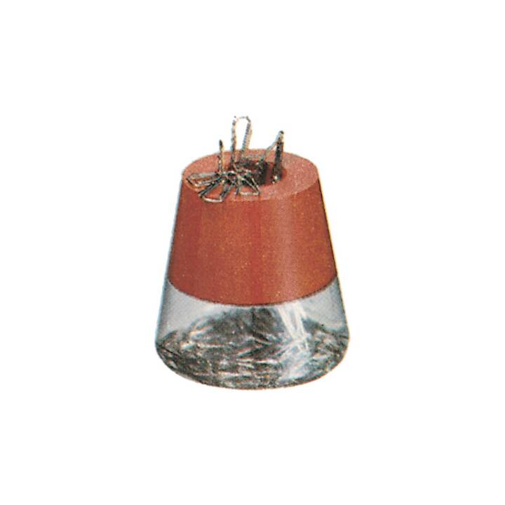 Büroklammern-Spender Clip Caddy weinrot