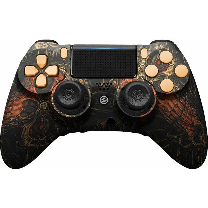 Impact - Cyber Skulls Gamepad (Braun, Gold)