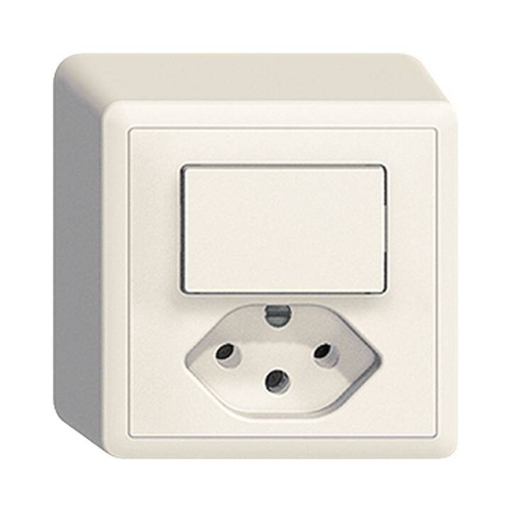 EDIZIOdue Schalter-Dose Kombination (10 A, 250 V)