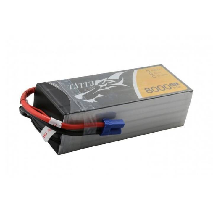 TATTU RC-Akku LiPo 8000 mAh 22,2 V 25C 6S1P