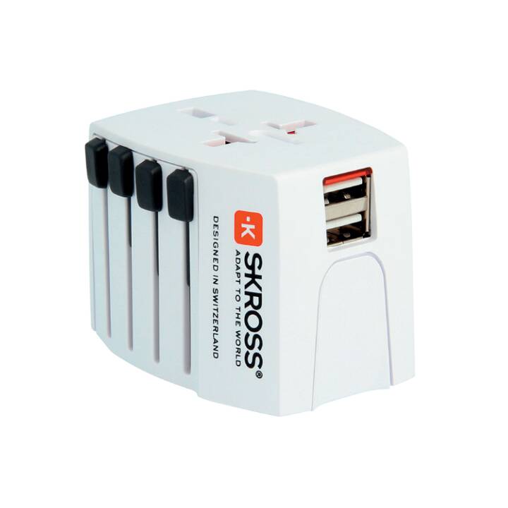 World Adapter MUV USB White