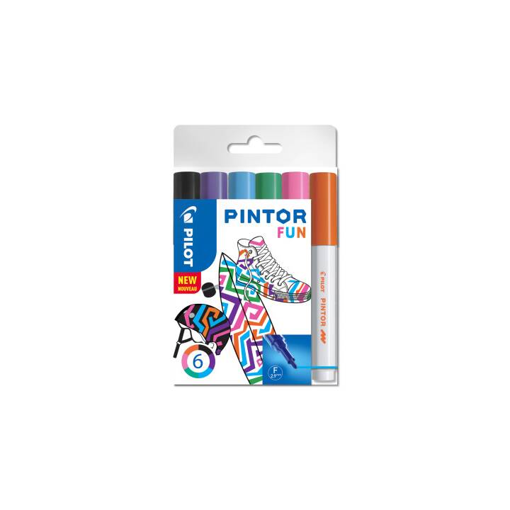 PEN Pintor Set Fun Marker, 1 mm, 6 Farben