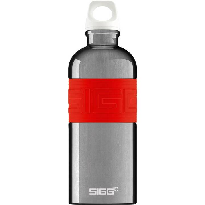 Trinkflasche CYD Alu Red (0.6 l, Rot, Silber)