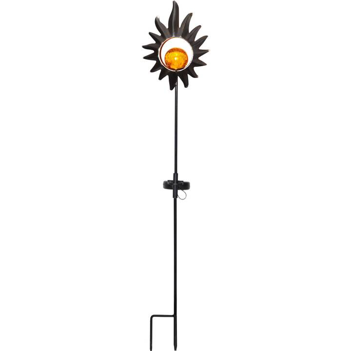 Solar Melilla Bodenleuchte (LED, 0.06 W, Schwarz, Orange)